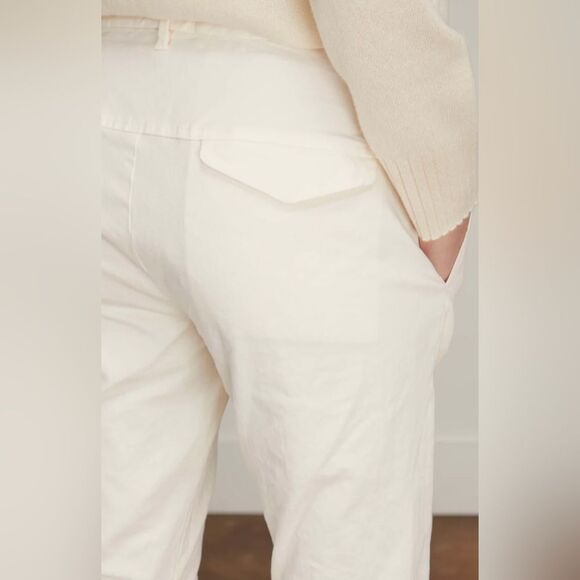 Nili Lotan Tel Aviv Pants In Eggshell Size 4 - Picture 4 of 9